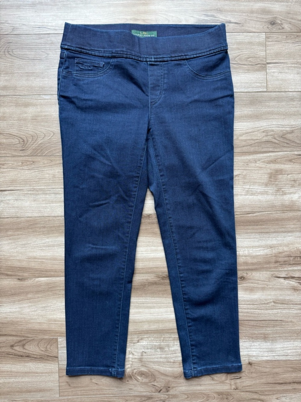 Lauren Ralph Lauren Jeans Dark pull on skinny ankle pants Size 4